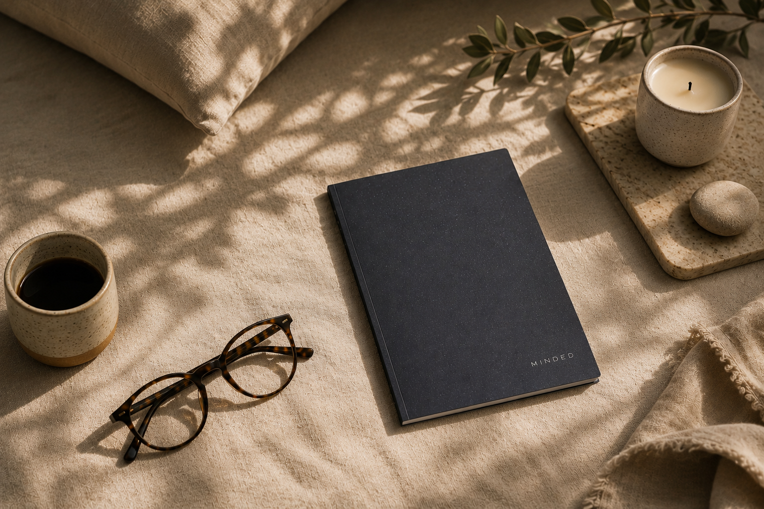 M I N D E D Notebook - Matte Black
